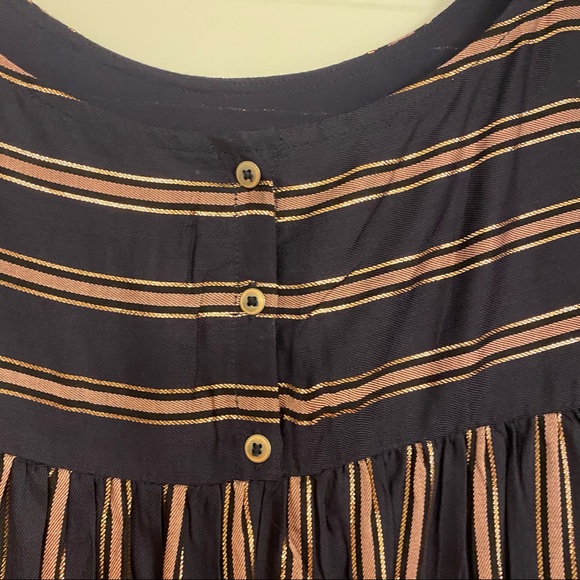 Anthropologie Cameron tie sleeve top sz M - Picture 4 of 8